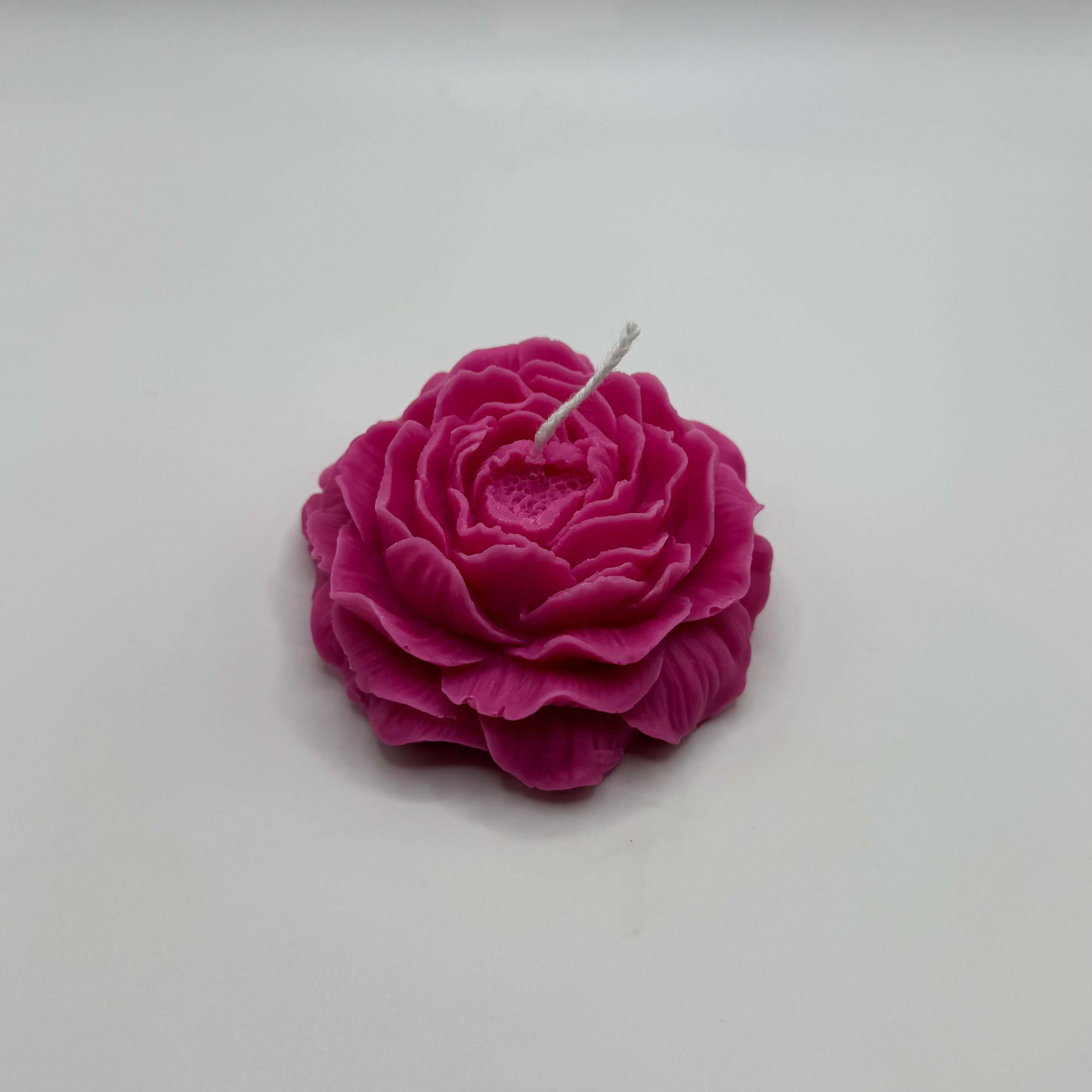Die “Rosé Petal Elegance”-Kerze überzeugt durch ihr kunstvolles Rosenblüten-Design aus 100% Sojawachs. Vegan, umweltfreundlich und handgefertigt, verbreitet sie ein beruhigendes Licht und verleiht jedem Raum eine sinnliche Eleganz.
