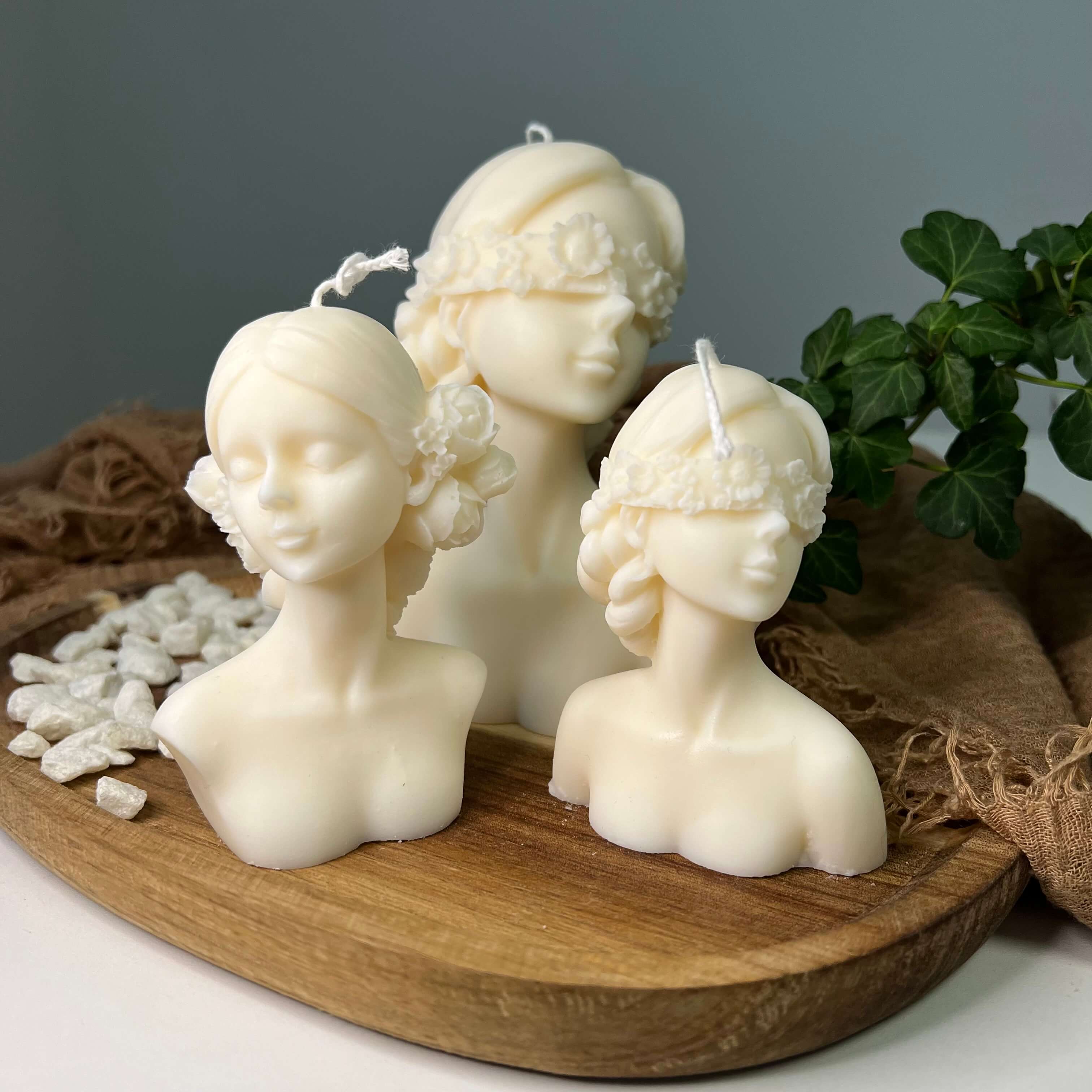 Glamourous Lady. Nachhaltige, vegane Sojawachs Kerze aus Handarbeit.