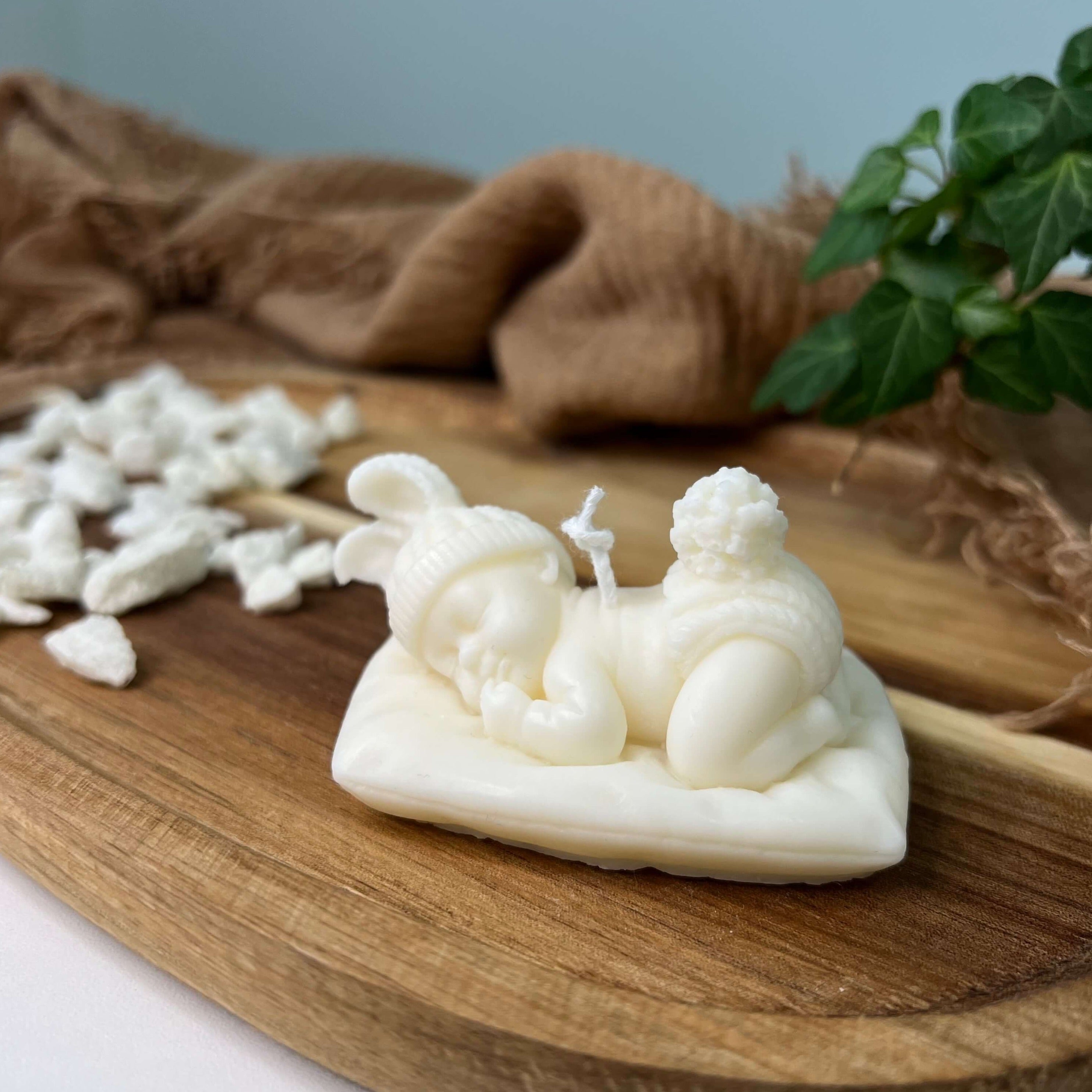 Heavenly Slumber Bunny Kerze.