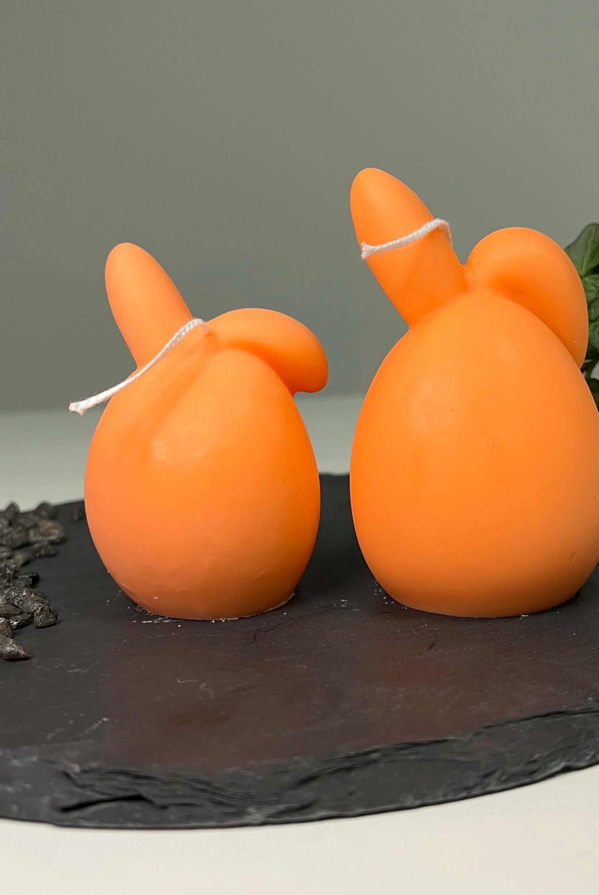 Hoppy Easter Egg Kerzen. Sie sind in verschiedenen Düften erhältlich. Die Düfte haben einen angenehmen und beruhigenden Geruch. Perfekt für entspannte Tage und Osterfeiertage.