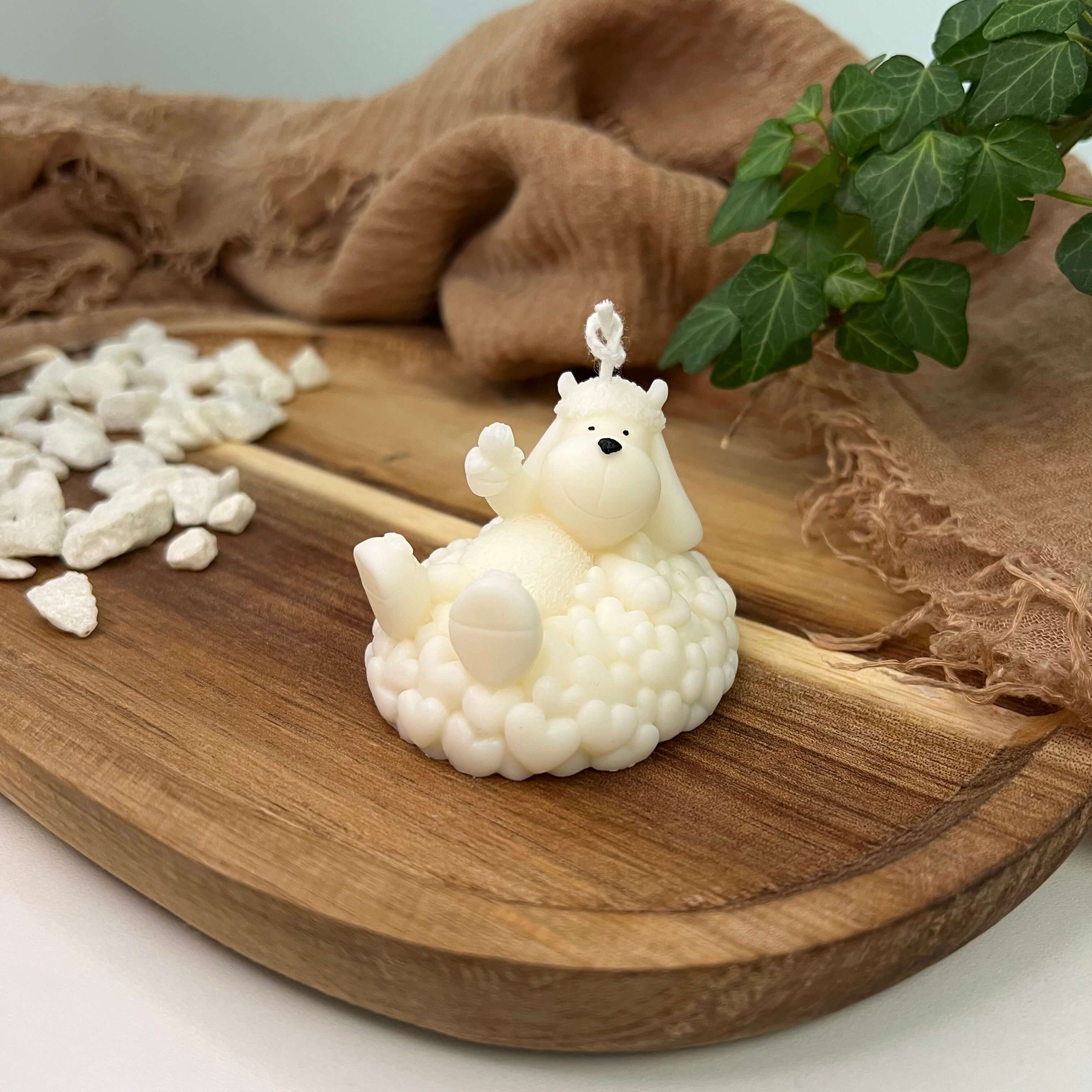 Sweetheart Shepherd's Glow Duftkerze. Sie ist in verschiedenen Düften erhältlich. Der Geruch ist angenehm und enspannend.