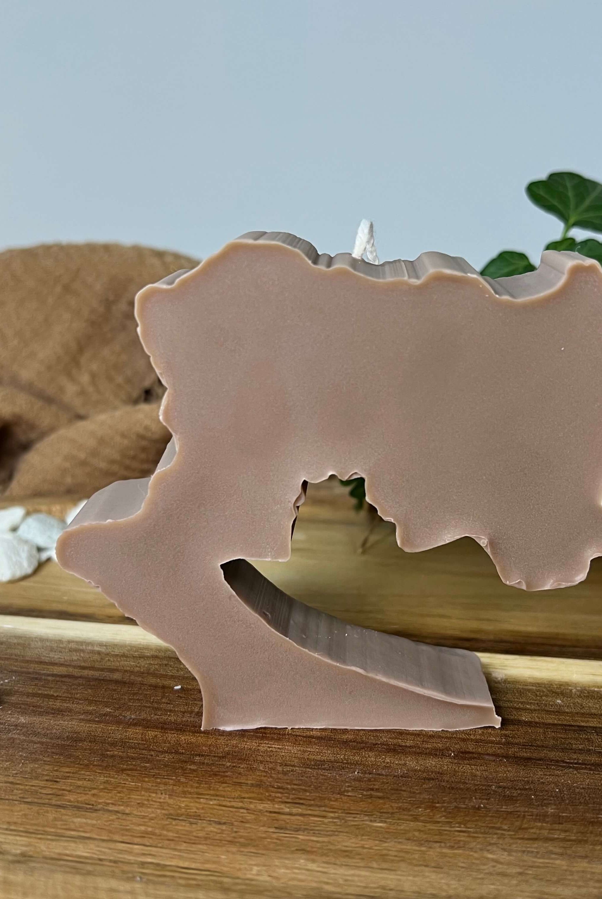 Die Whispers of Love Duo Candle Kerze ist perfekt als Verlobungsgeschenk, Hochzeitsgeschenk, Gastgeschenk und Valentinstag Geschenk geeignet. Dank ihrem romantischen Design ist sie ein Unikat. In Braun.