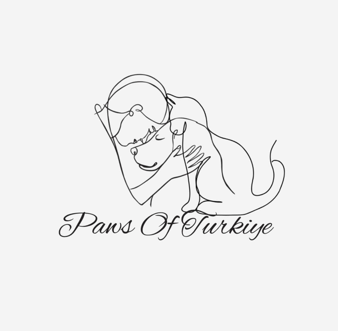 Paws of Turkiye Logo – Tierschutz-Initiative für Straßenhunde und -katzen in Istanbul, unterstützt durch Spendenaktion und handgemachte Sojawachs-Kerzen